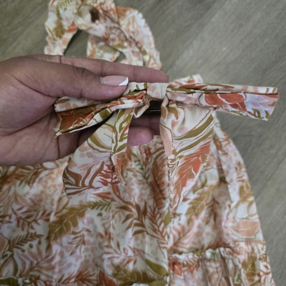 Rachel Zoe Orange and Green Floral Dress - Picture 7 of 11